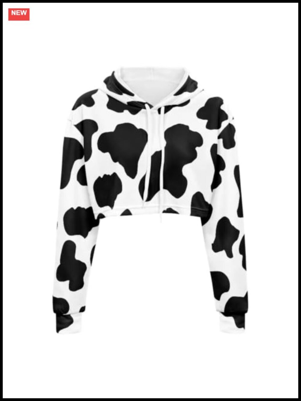 Women's Crop Top Hoodie Long Sleeve Sweatshirt Pullover Casual